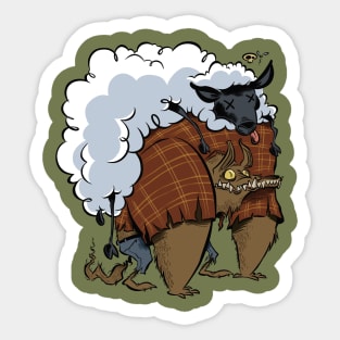 Werewolf in Sheep's Clothing Sticker